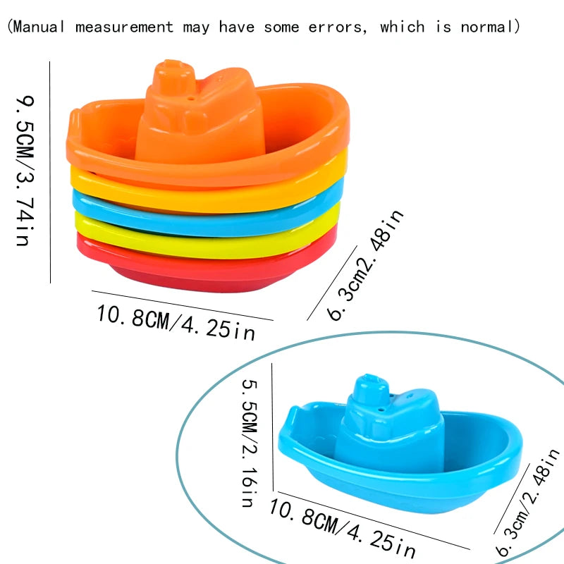 Children'S Bathroom, Bath, Floating Boat, Summer Bath, Toy Bathtub, Swimming, Boys And Girls, Water Play, Stacked Beach Boat