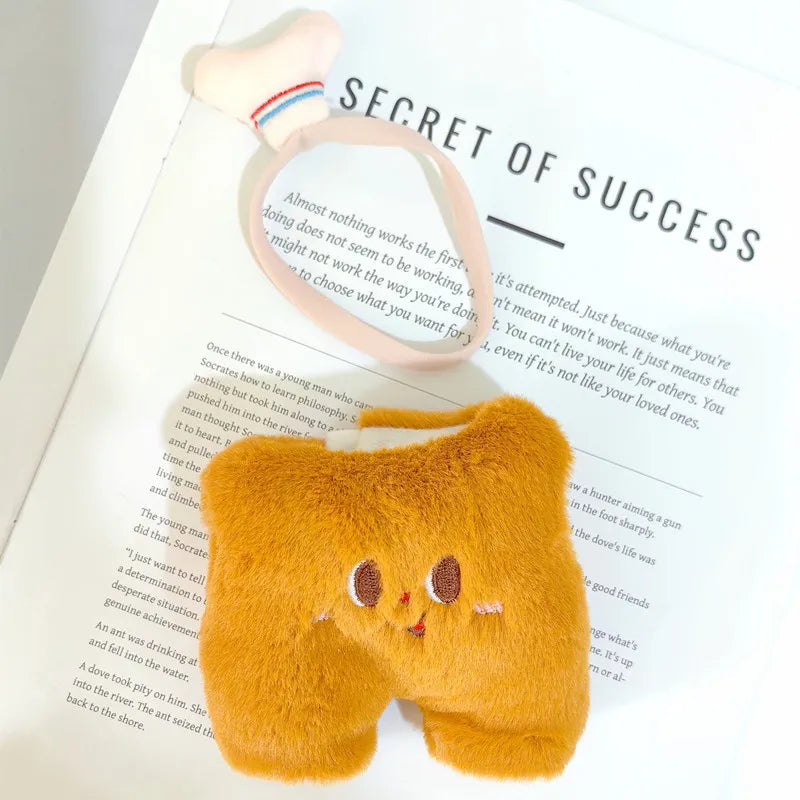 17cm Cute Mini Plush Doll'S Clothes Outfit Accessories For Korea Kpop Exo Labubu Idol Dolls donut overalls Clothing DIY Kid Gift