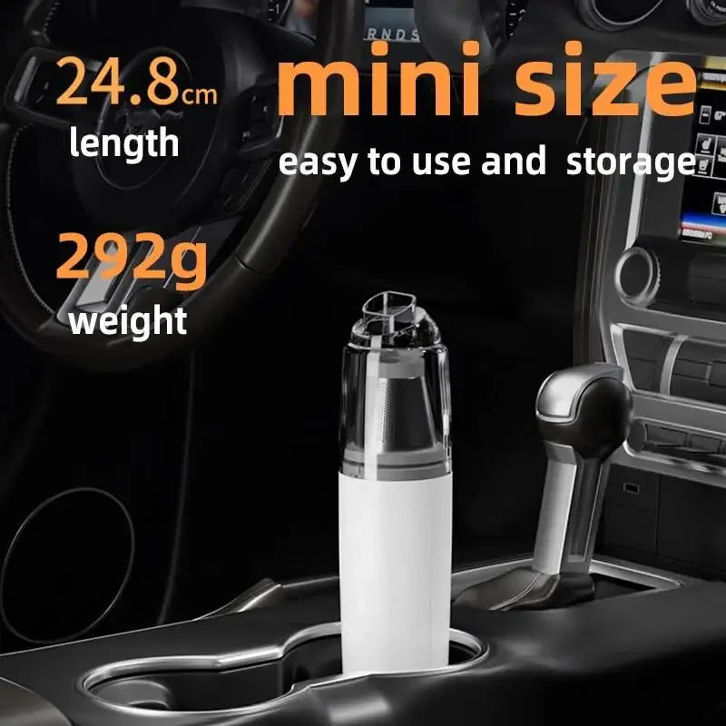 Wireless Handheld Vacuum Cleaner Powerful Suction Portable Rechargeable for Car Home Mini Cleaner Car interior cleaning tools