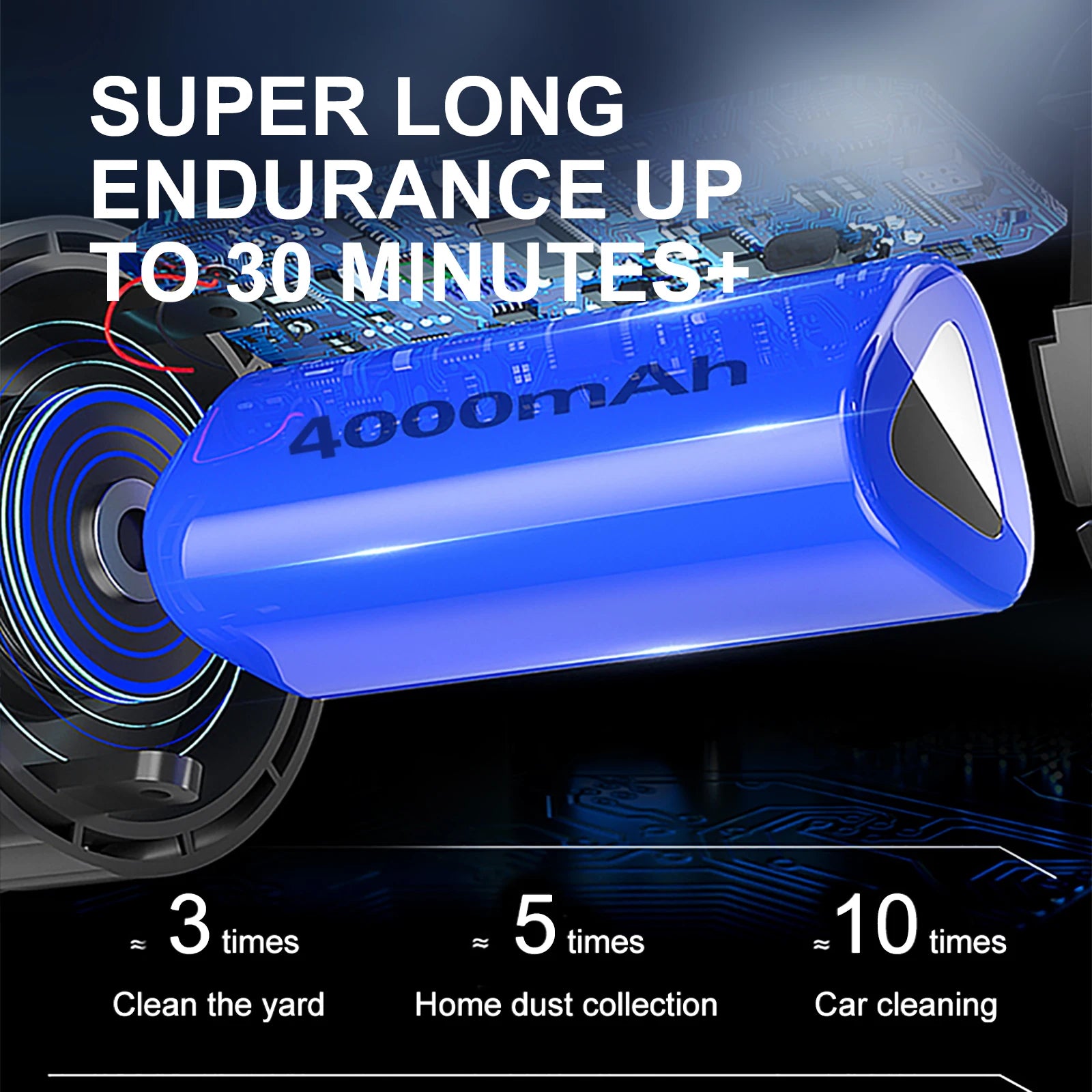 Car Wireless Vacuum Cleaner Handheld High-Power Vacuum Cleaner Portable Portable Small Vacuum Cleaner For Multi Purpose