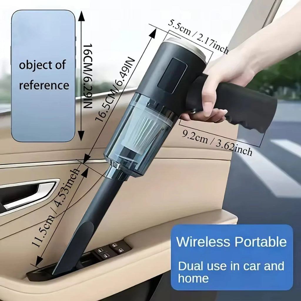 Car Wireless Mini Vacuum Cleaner High-Power Wet and Dry Dual-Purpose Multi-Function Usb Charging Portable Handheld Small Car
