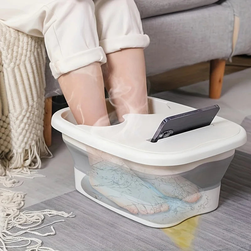 Foldable Footbath Massage Bucket Soaking Bucket Folding Basin Spa Foot Bath Bucket Household Sauna Bathtub Pedicure Bath Bathtub